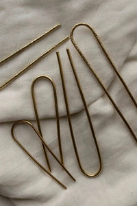 Classic Brass Hair Forks