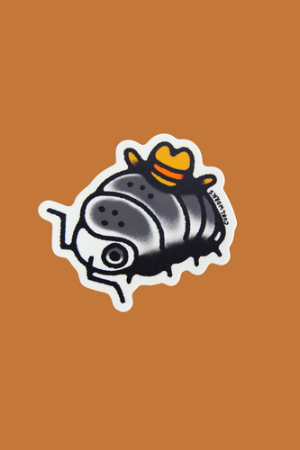 Cowboy Bug Vinyl Sticker