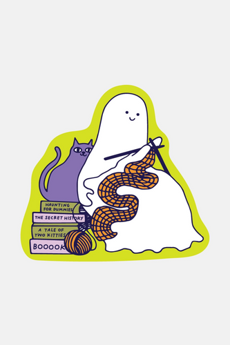 Cozy Ghost Sticker
