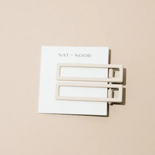 Load image into Gallery viewer, Nat and Noor Hair Clips Bone