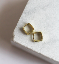 Load image into Gallery viewer, chunky square hoop earrings