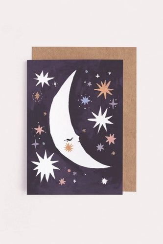 Sleeping Moon Mini Card