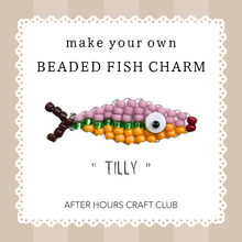 Load image into Gallery viewer, Beaded Fish Charm Craft Kit