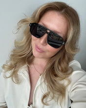 Load image into Gallery viewer, Black Aviator Sunglasses