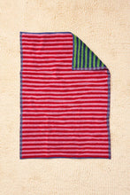 Load image into Gallery viewer, Cricket Stripe Cotton Terry Hand Towel