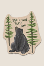 Load image into Gallery viewer, Smell That Fresh Air Bear Sticker
