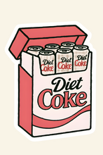 Load image into Gallery viewer, Diet Coke Fridge Pack Sticker
