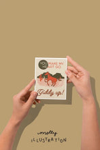 Load image into Gallery viewer, Giddyup! Western Romance Card