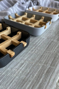 Bamboo Grid Soap Dish