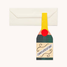 Load image into Gallery viewer, Champagne Congratulations Tall Card