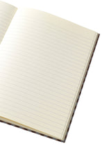 Load image into Gallery viewer, Petals &amp; Plaid Fabric Lined Notebook