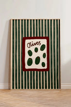 Load image into Gallery viewer, Olives Striped Print