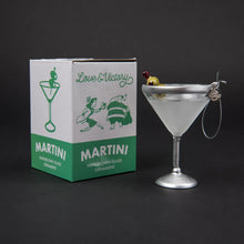 Load image into Gallery viewer, Martini Cocktail Holiday Ornament