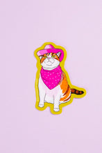 Load image into Gallery viewer, Cowboy Cat Sticker