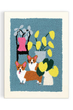 Load image into Gallery viewer, Corgi Friends Punch Needle Kit