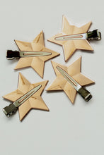 Load image into Gallery viewer, Magic Girl Gold Metal Star Clips