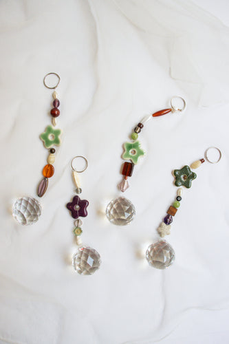 Beaded Flower Suncatcher Hanging