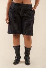 Load image into Gallery viewer, Noah Pinstripe Long Shorts