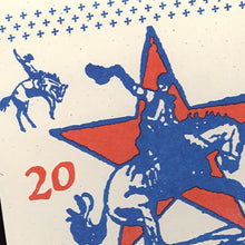 Load image into Gallery viewer, Western Cowboy 2026 Tear-Off Risograph Calendar