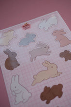 Load image into Gallery viewer, Mini Rabbits Sticker Sheet