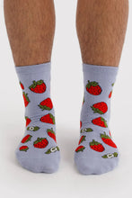 Load image into Gallery viewer, Crew Sock - Strawberry Blossom