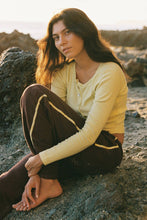 Load image into Gallery viewer, Linen Track Pant - Espresso