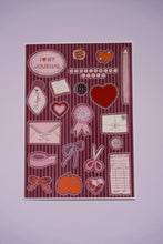 Load image into Gallery viewer, My Junk Journal - Berry Stripes