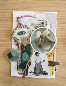 Vintage Mystery Ephemera Craft Kit