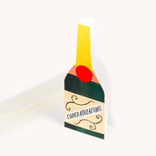 Load image into Gallery viewer, Champagne Congratulations Tall Card