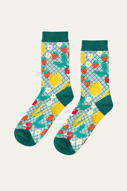 Farmer's Market Crew Socks - Small