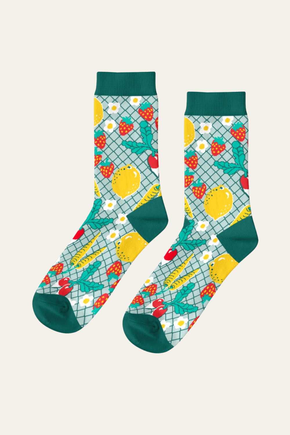 Farmer's Market Crew Socks - Small