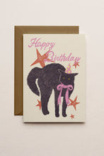Load image into Gallery viewer, Birthday Cat Greeting Card