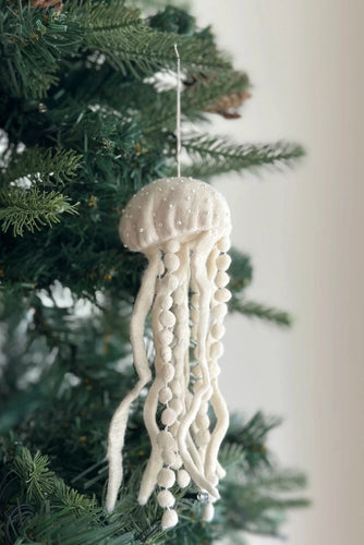 Felt Jellyfish Holiday Ornament