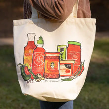 Load image into Gallery viewer, Asian Hot Sauces Tote Bag