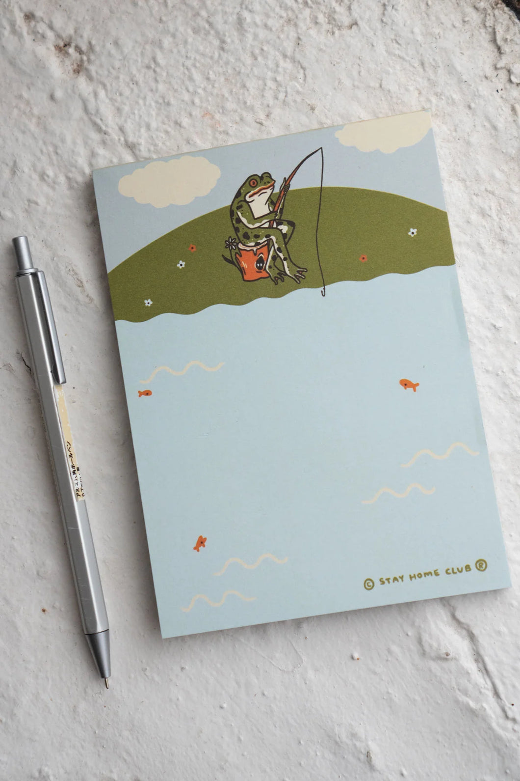 Fishing Frog Notepad