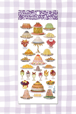 Sticker Sheet - French Desserts