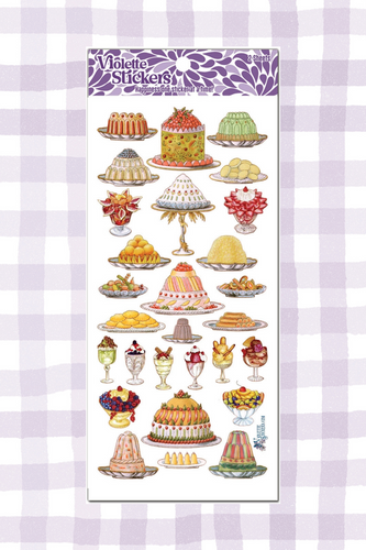 Sticker Sheet - French Desserts