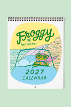Load image into Gallery viewer, Froggy of the Month 2027 Calendar
