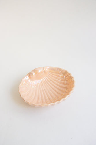 Pink Iridescent Shell Dish - Vintage