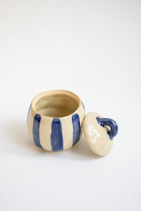 Ceramic Vessel with Lid - Donated by Local Artist