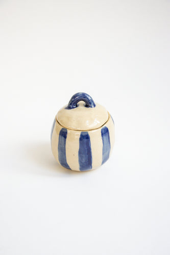 Ceramic Vessel with Lid - Donated by Local Artist