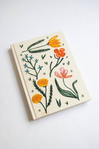 Floral Embroidered Journal - Flawed