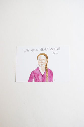 Small Greta Thunberg Print - Donated for Fundraiser