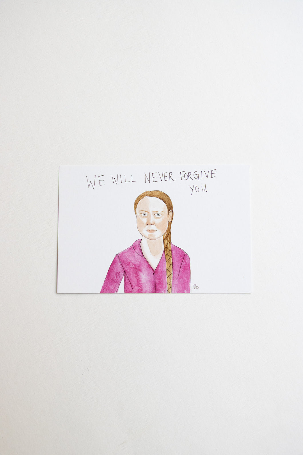 Small Greta Thunberg Print - Donated for Fundraiser