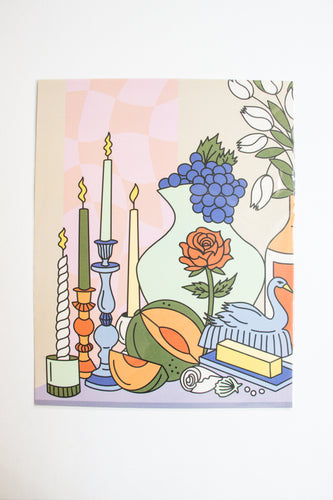 Tablescape Print 3 - Old Stock