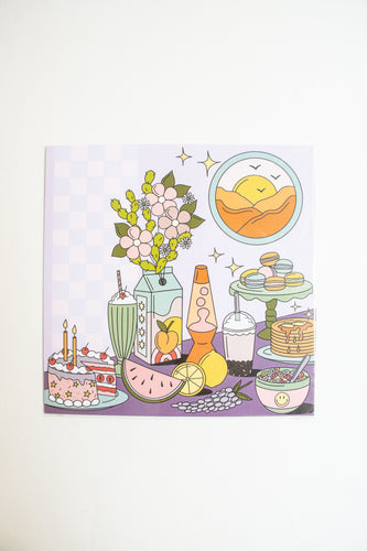 Tablescape Print 2 - Old Stock