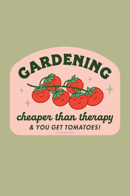 Gardening Therapy Sticker