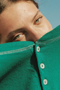 Hemp Bay Henley - Nettle Leaf