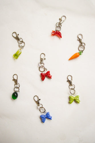 Glass Bead Charm Clips