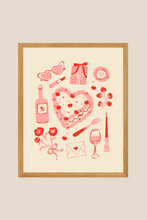 Load image into Gallery viewer, Heart Cake Art Print